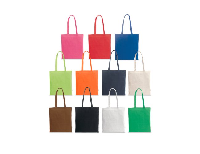 CAIRO. Sacola em 70% algodo reciclado e 30% polister reciclado (180 g/m)