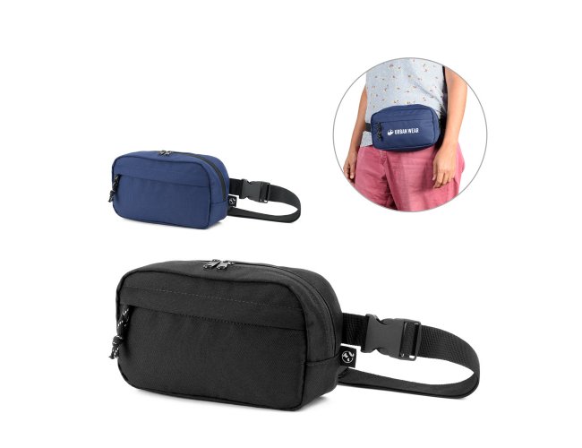 MYKONOS. Pochete em 600D poliéster reciclado e forra em 210D poliéster reciclado