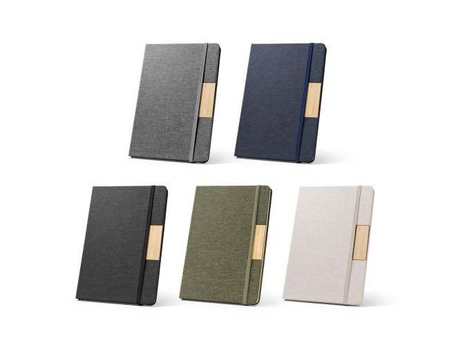 MRQUEZ. Caderno A5 em tecido polister