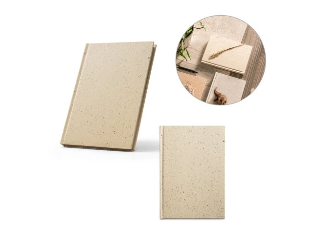 BARLEYPAD. Caderno A5 com resduos da cevada