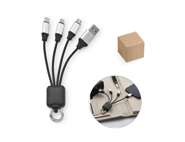 YALOW. Cabo USB de carregamento rpido 4 em 1