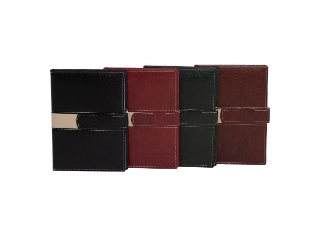 Agenda Diária 2026 com Fecho e Suporte pra Caneta