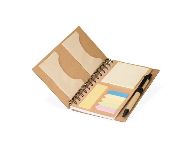 Caderno Ecolgico com Autoadesivos e Caneta