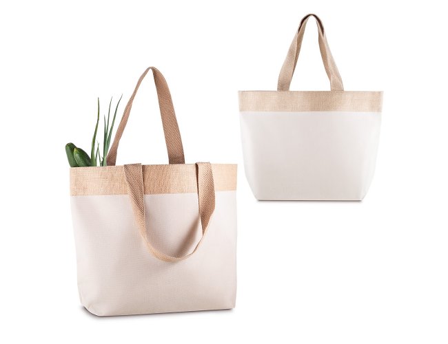 Sacola em Algodão e Juta 220g/m² (34x48x15cm)