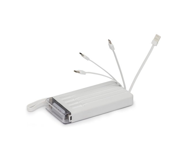 Power Bank 10.000mAh com Lanterna e Multissaídas